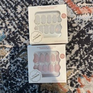 Salon Ultimate Nail Set - White and Pink